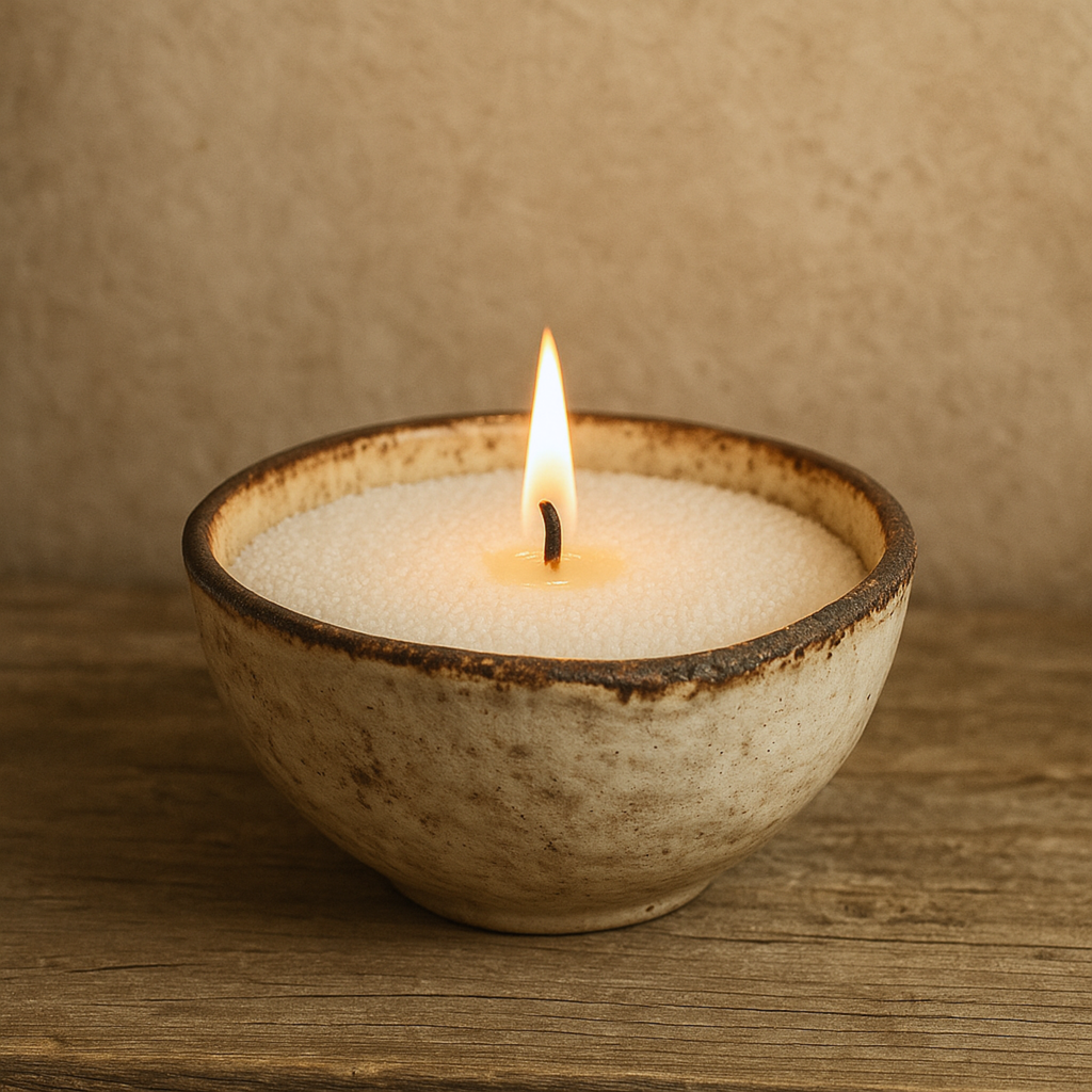 Pearled Candle - White, Unscented